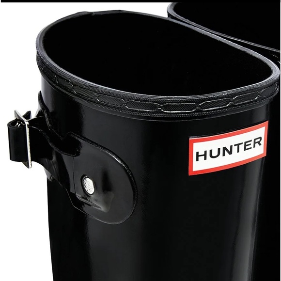 ☔️Hunter Original Tall Gloss Buckle Strap Rain Boots, New, authentic, Size9☔️ - Picture 4 of 11